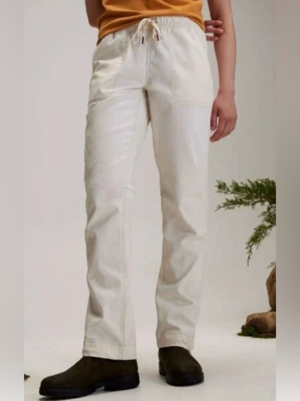 NWT Alpine Design Women’s Hike Pants~Large~ Off White~Zippered  Pocket~$68
